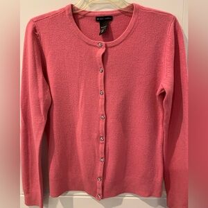New York and Co Cozy Cardigan with Crystal Buttons. Size medium.